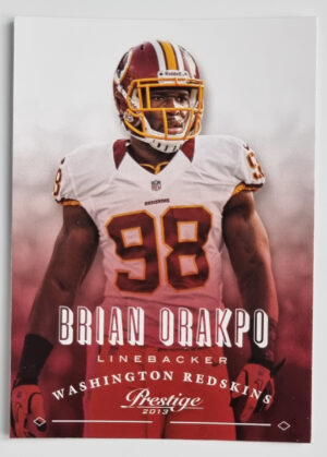2013 Prestige #199 Brian Orakpo