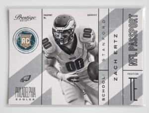 2013 Prestige NFL Passport #16 Zach Ertz