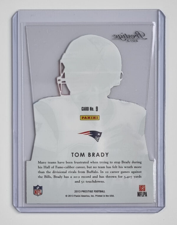 2013 Prestige Stars of the NFL #9 Tom Brady – Image 2