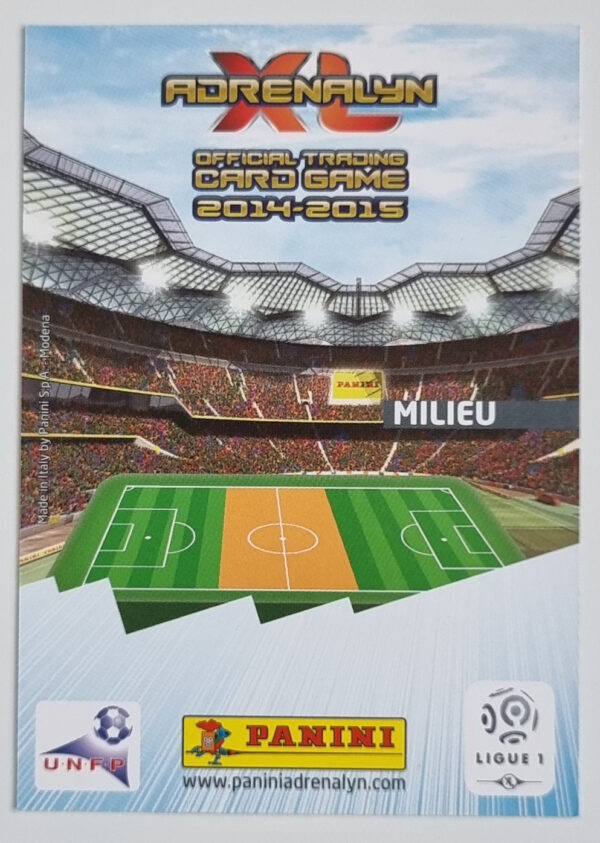 2014-15 Adrenalyn XL Ligue 1 #FCM12 Kevin Lejeune/Superstar – Image 2