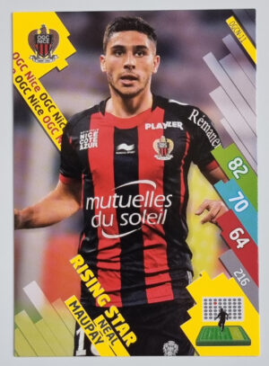 2014-15 Adrenalyn XL Ligue 1 #OGCN11 Neal Maupay/Rising Star