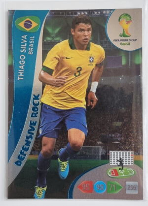 2014 Adrenalyn XL World Cup Brazil Defensive Rock #16 Thiago Silva