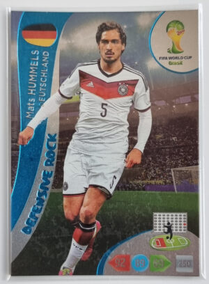 2014 Adrenalyn XL World Cup Brazil Defensive Rock #7 Mats Hummels