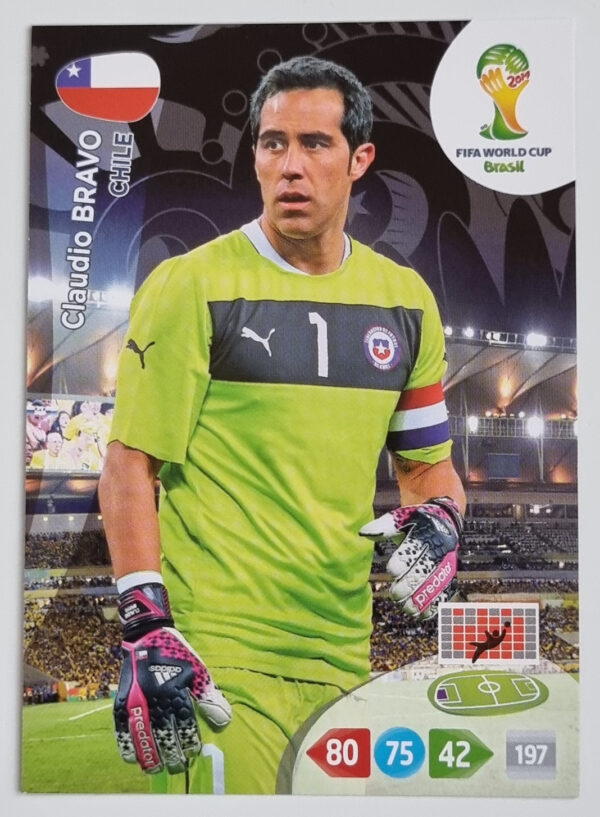 2014 Adrenalyn XL World Cup Brazil #NNO Claudio Bravo