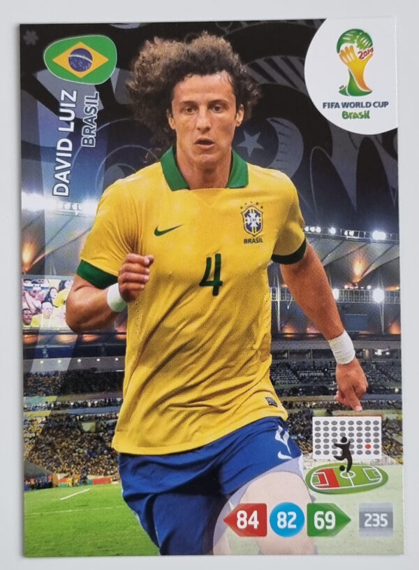 2014 Adrenalyn XL World Cup Brazil #NNO David Luiz