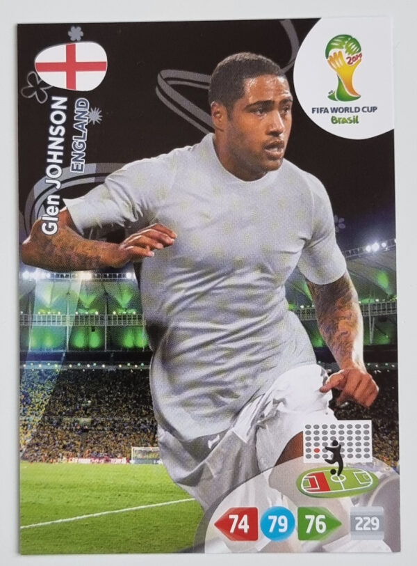 2014 Adrenalyn XL World Cup Brazil #NNO Glen Johnson