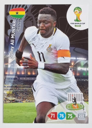 2014 Adrenalyn XL World Cup Brazil #NNO Sulley Ali Muntari