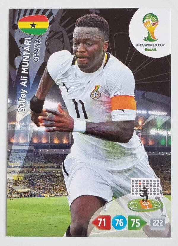 2014 Adrenalyn XL World Cup Brazil #NNO Sulley Ali Muntari