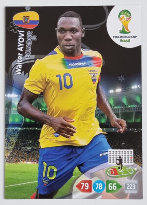 2014 Adrenalyn XL World Cup Brazil #NNO Walter Ayovi