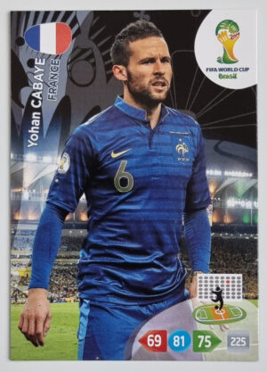2014 Adrenalyn XL World Cup Brazil #NNO Yohan Cabaye