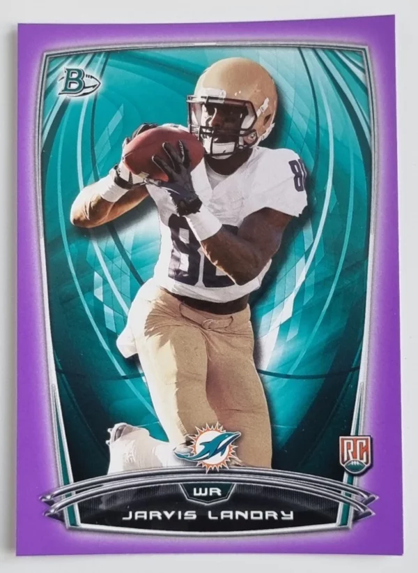 2014 Bowman Purple #R27 Jarvis Landry