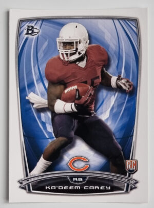 2014 Bowman #R104 Ka'Deem Carey RC