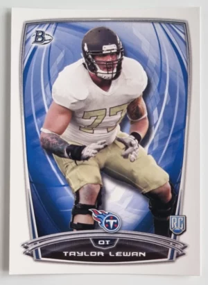 2014 Bowman #R106 Taylor Lewan RC