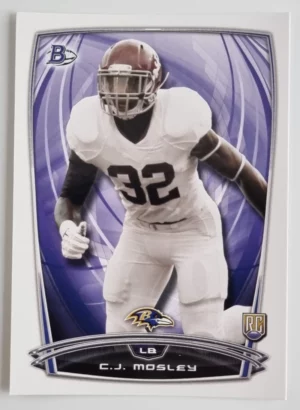 2014 Bowman #R34 C.J. Mosley RC