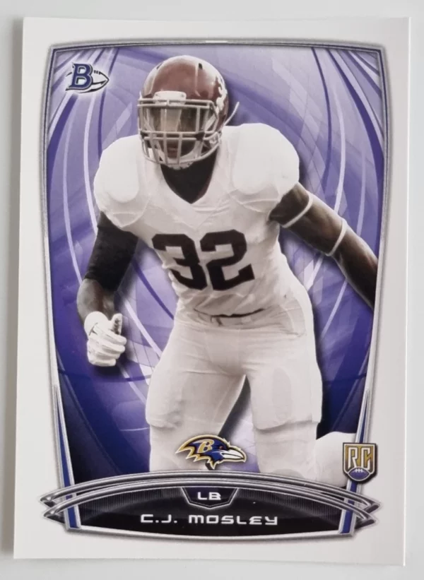 2014 Bowman #R34 C.J. Mosley RC