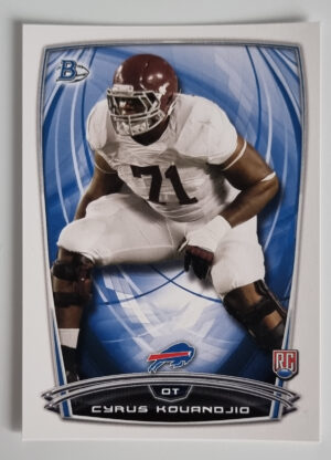 2014 Bowman #R60 Cyrus Kouandjio RC
