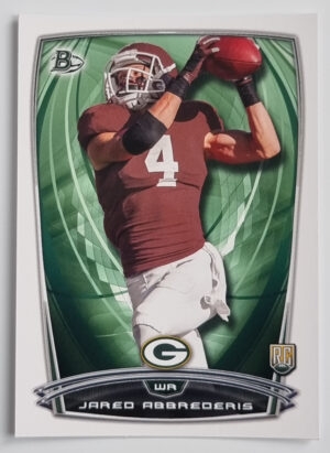 2014 Bowman #R76 Jared Abbrederis RC