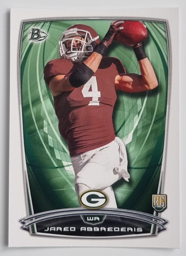 2014 Bowman #R76 Jared Abbrederis RC