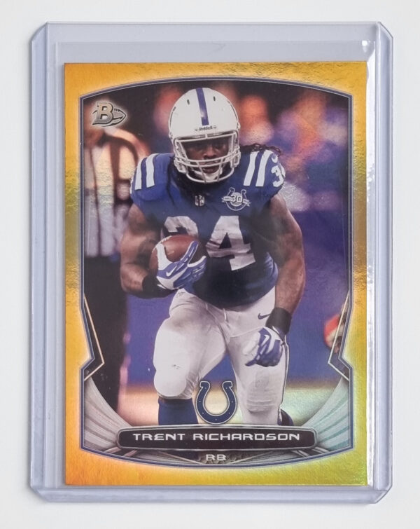 2014 Bowman Rainbow Gold #V89 Trent Richardson