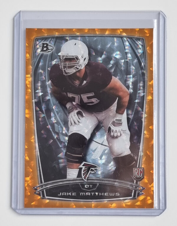 2014 Bowman Rainbow Orange Ice #R56 Jake Matthews