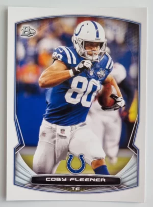 2014 Bowman #V87 Coby Fleener