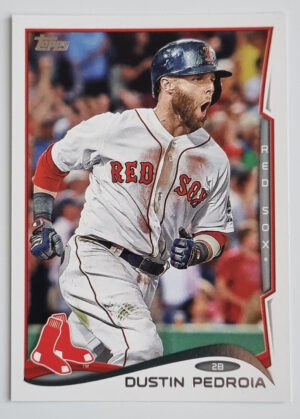 2014 Topps #166A Dustin Pedroia