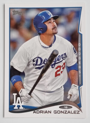 2014 Topps #204A Adrian Gonzalez