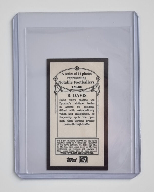 2014 Topps MLS Minis #TMBD Brad Davis – Image 2