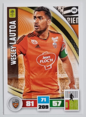2016-17 Adrenalyn XL Ligue 1 #140 Wesley Lautoa