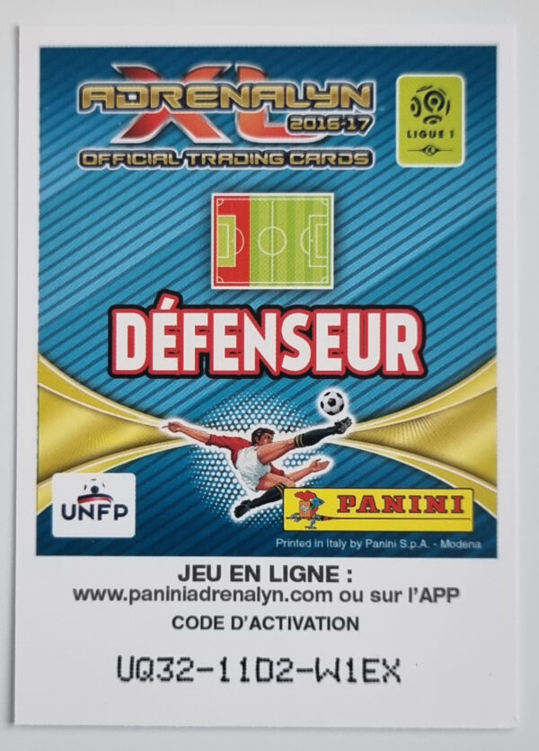 2016-17 Adrenalyn XL Ligue 1 #175 Stephane Sparagna – Image 2