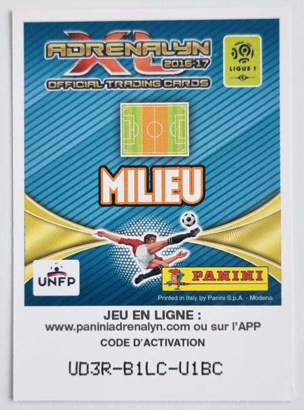 2016-17 Adrenalyn XL Ligue 1 #358 Tongo Doumbia – Image 2