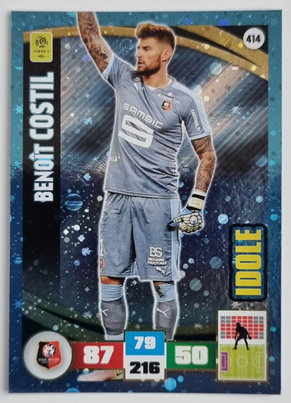 2016-17 Adrenalyn XL Ligue 1 #414 Benoit Costil/Idole