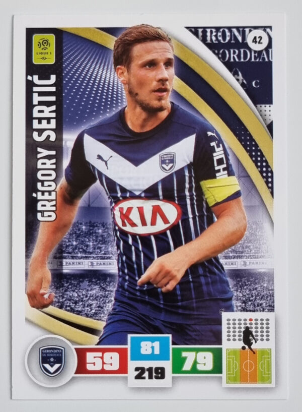 2016-17 Adrenalyn XL Ligue 1 #42 Gregory Sertic