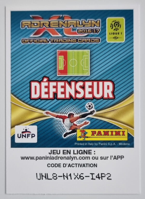 2016-17 Adrenalyn XL Ligue 1 #67 Emmanuel Imorou – Image 2
