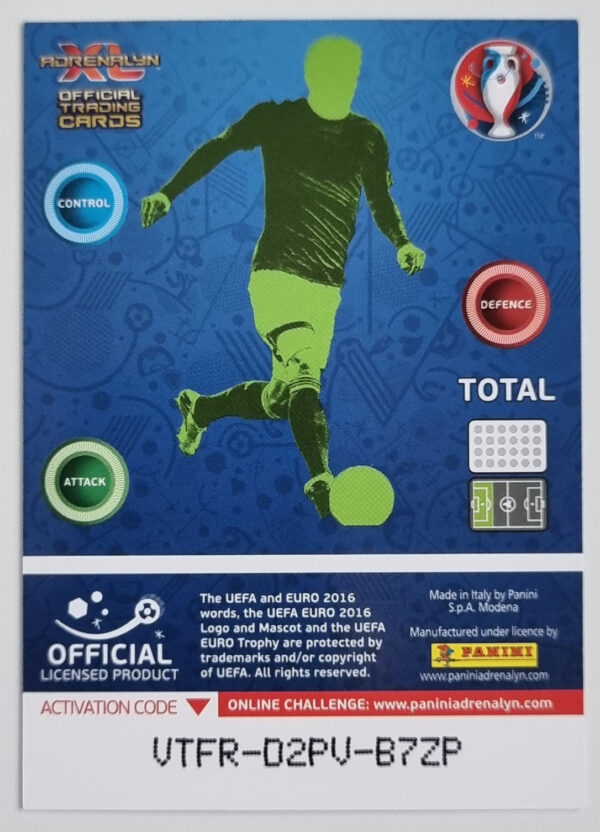 2016 Adrenalyn XL UEFA Euro France #111 Paco Alcacer/Goal Machine – Image 2