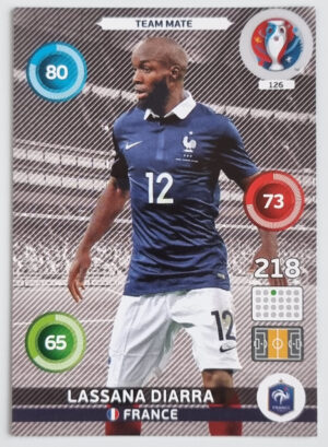 2016 Adrenalyn XL UEFA Euro France #126 Lassana Diarra