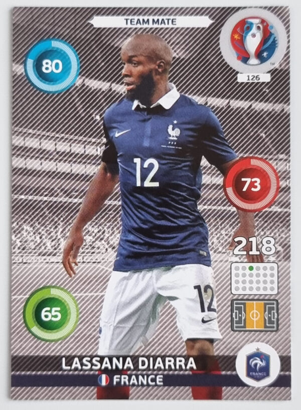 2016 Adrenalyn XL UEFA Euro France #126 Lassana Diarra