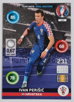 2016 Adrenalyn XL UEFA Euro France #143 Ivan Perisic/Goal Machine