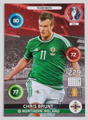 2016 Adrenalyn XL UEFA Euro France #215 Chris Brunt