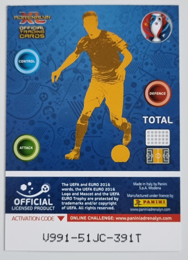 2016 Adrenalyn XL UEFA Euro France #215 Chris Brunt – Image 2