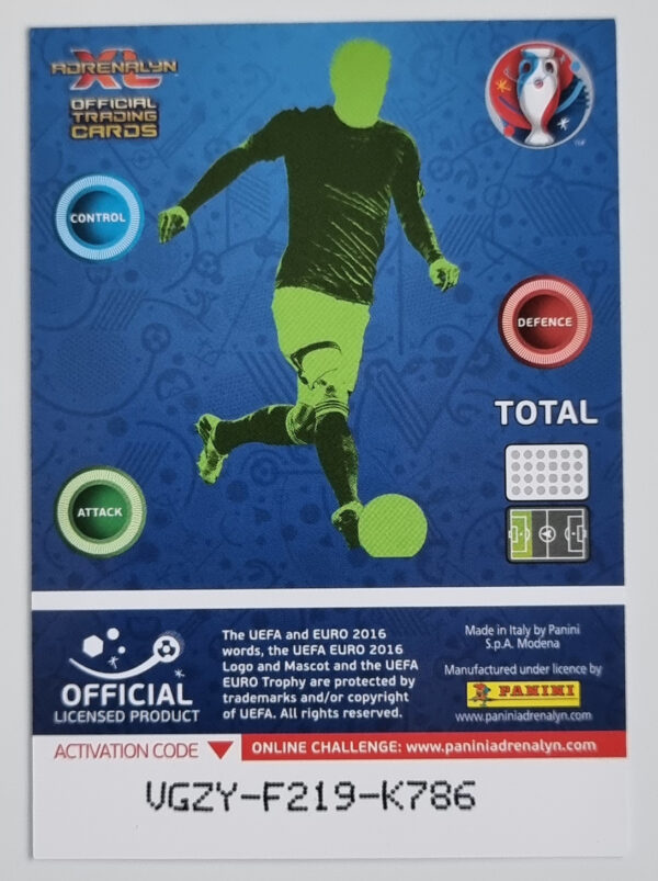 2016 Adrenalyn XL UEFA Euro France #236 Martin Harnik – Image 2