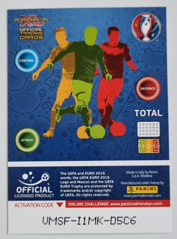 2016 Adrenalyn XL UEFA Euro France #26 Marco Verratti/Zlatan Ibrahimovic/Friends and Foe – Image 2