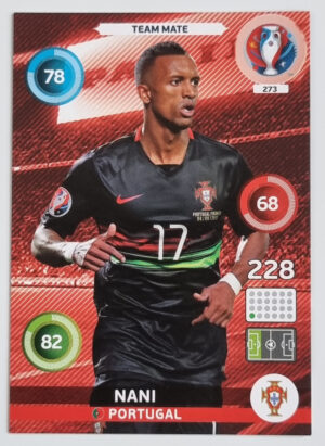 2016 Adrenalyn XL UEFA Euro France #273 Nani