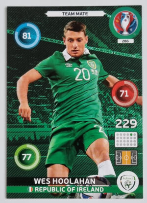 2016 Adrenalyn XL UEFA Euro France #286 Wes Hoolahan
