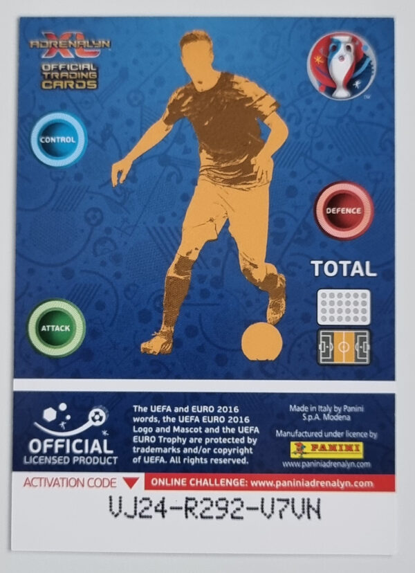2016 Adrenalyn XL UEFA Euro France #286 Wes Hoolahan – Image 2