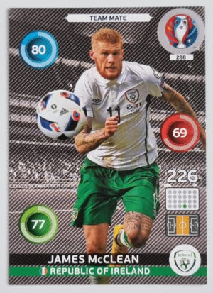 2016 Adrenalyn XL UEFA Euro France #288 James McClean