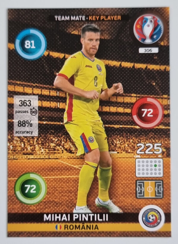 2016 Adrenalyn XL UEFA Euro France #306 Mihai Pintilii/Key Player