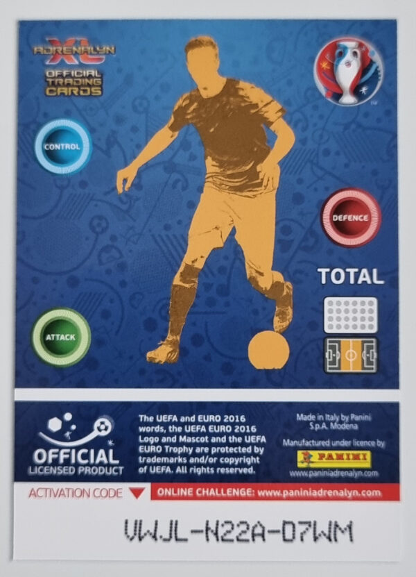 2016 Adrenalyn XL UEFA Euro France #306 Mihai Pintilii/Key Player – Image 2