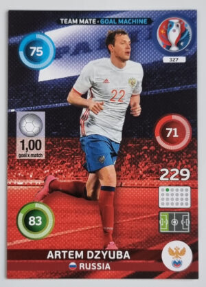 2016 Adrenalyn XL UEFA Euro France #327 Artem Dzyuba/Goal Machine