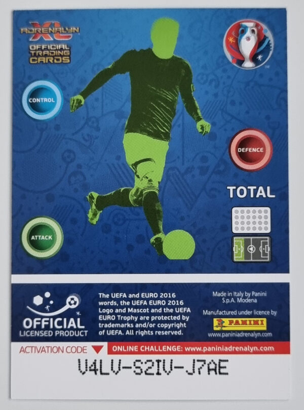 2016 Adrenalyn XL UEFA Euro France #327 Artem Dzyuba/Goal Machine – Image 2